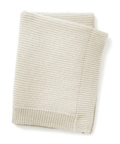 Pletená deka Elodie Details - Moss-Knitted Blanket Vanilla white