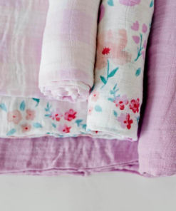 Little Unicorn Mušelínová zavinovacia plienka 120x120cm 3ks Morning Glory