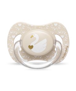 SUAVINEX | CUMLÍK fyz. SILIKÓN 0-4 m LABUŤ - ZLATÝ