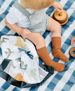 Little Unicorn Hracia deka outdoorová 150x210cm Navy Gingham