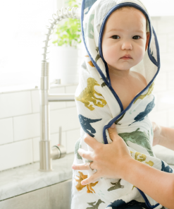 Little Unicorn Osuška s kapucňou a žinka Dino Friends