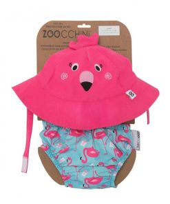 122-010-017 Zoocchini UV Set klobúčik a plavky Plameniak 6 - 12 m