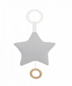 N0121 Jabadabado Hudobná hračka hviezda sivá