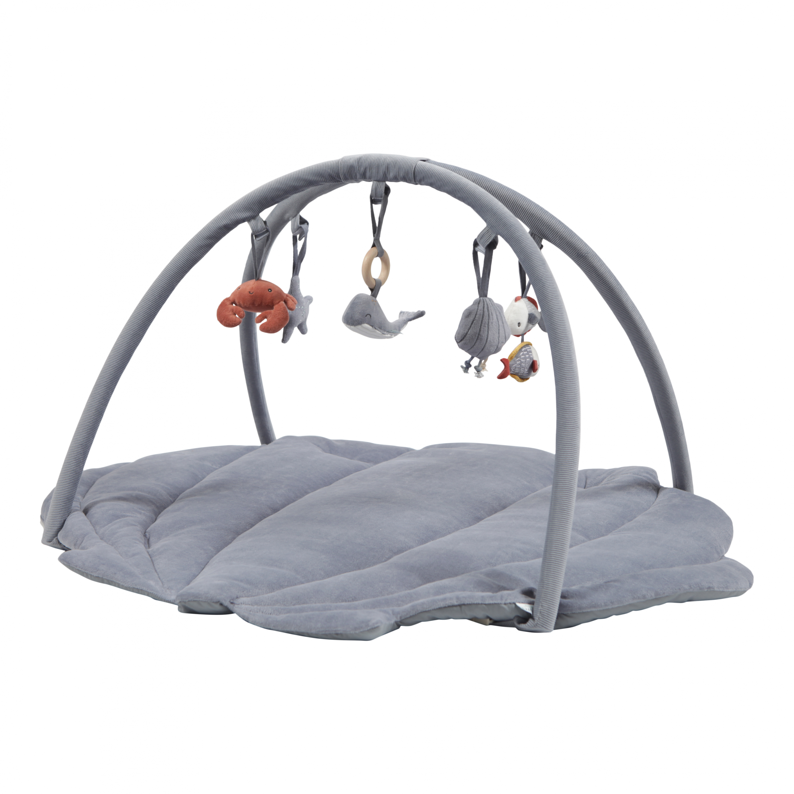 Little Dutch Hracia deka s hrazdičkou ocean blue 4846LD