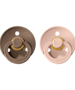 BIBS Colour cumlíky z prírodného kaučuku dark-oak-blush 2ks veľkosť 1