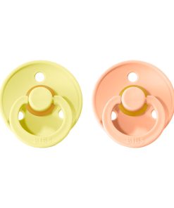 BIBS Colour cumlíky z prírodného kaučuku peach-sunset-sunshine 2ks veľkosť 1