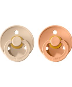 BIBS Colour cumlíky z prírodného kaučuku vanilla-peach 2ks veľkosť 1