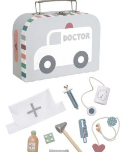 W7172 Jabadabado Lekársky kufrík strieborný