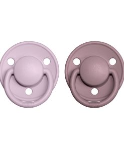 BIBS De Lux cumlíky z prírodného kaučuku 2ks - dusky-lilac-heather