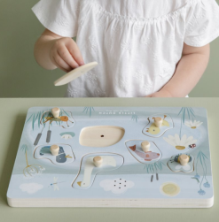 Alternative view of LITTLE DUTCH VKLADACIE PUZZLE SO ZVUKOM GOOSE 4763LD