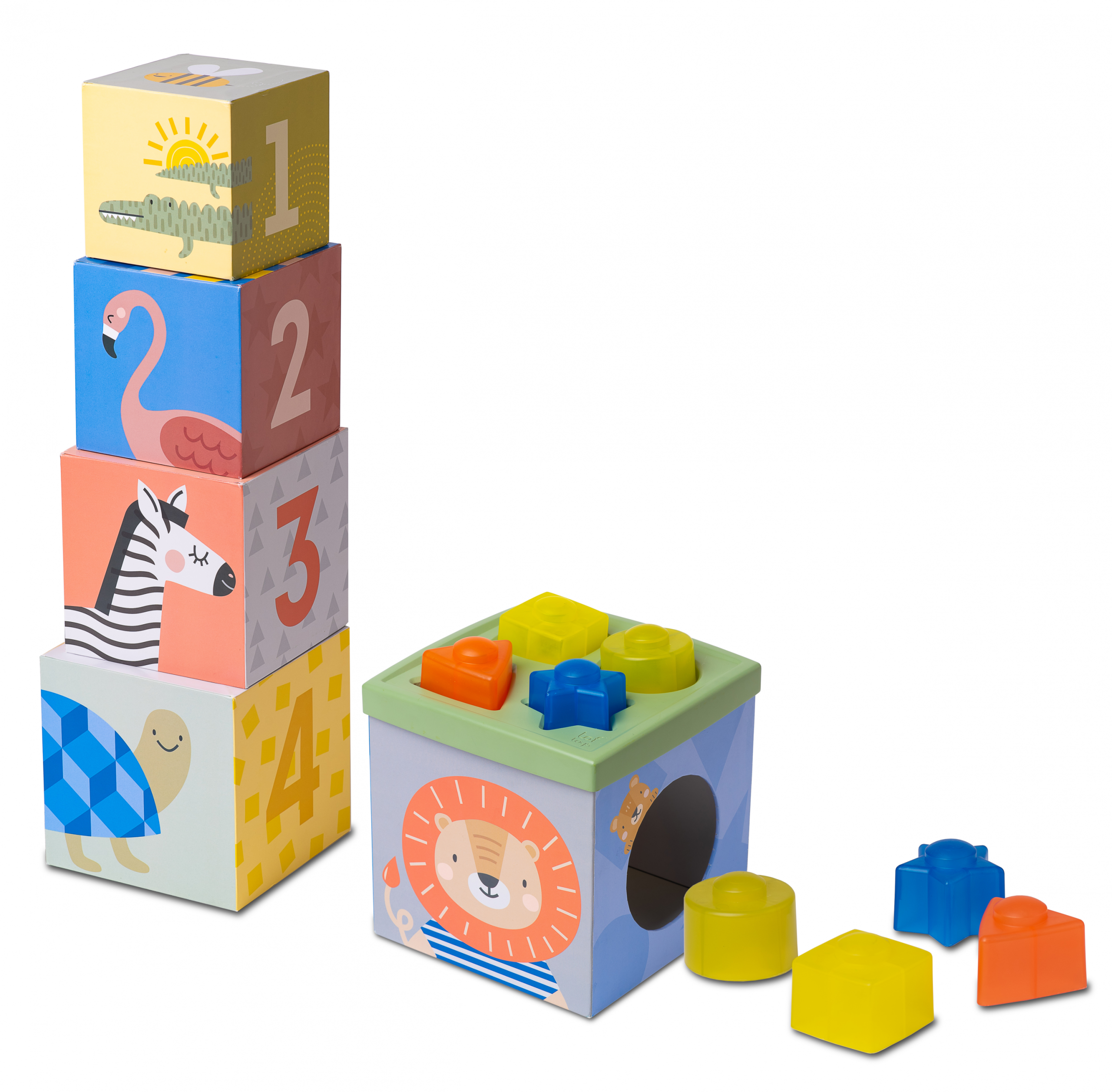 Taf Toys Sada kociek a tvarov Savana 12725TAF