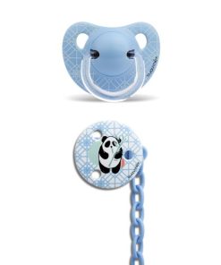 SUAVINEX CUMLÍK +6 m + KLIP - MODRÁ PANDA