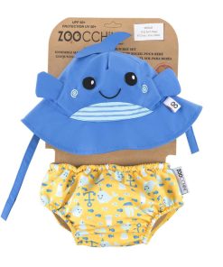 122-010-026 Zoocchini UV Set klobúčik a plavky Veľryba 6 - 12 m