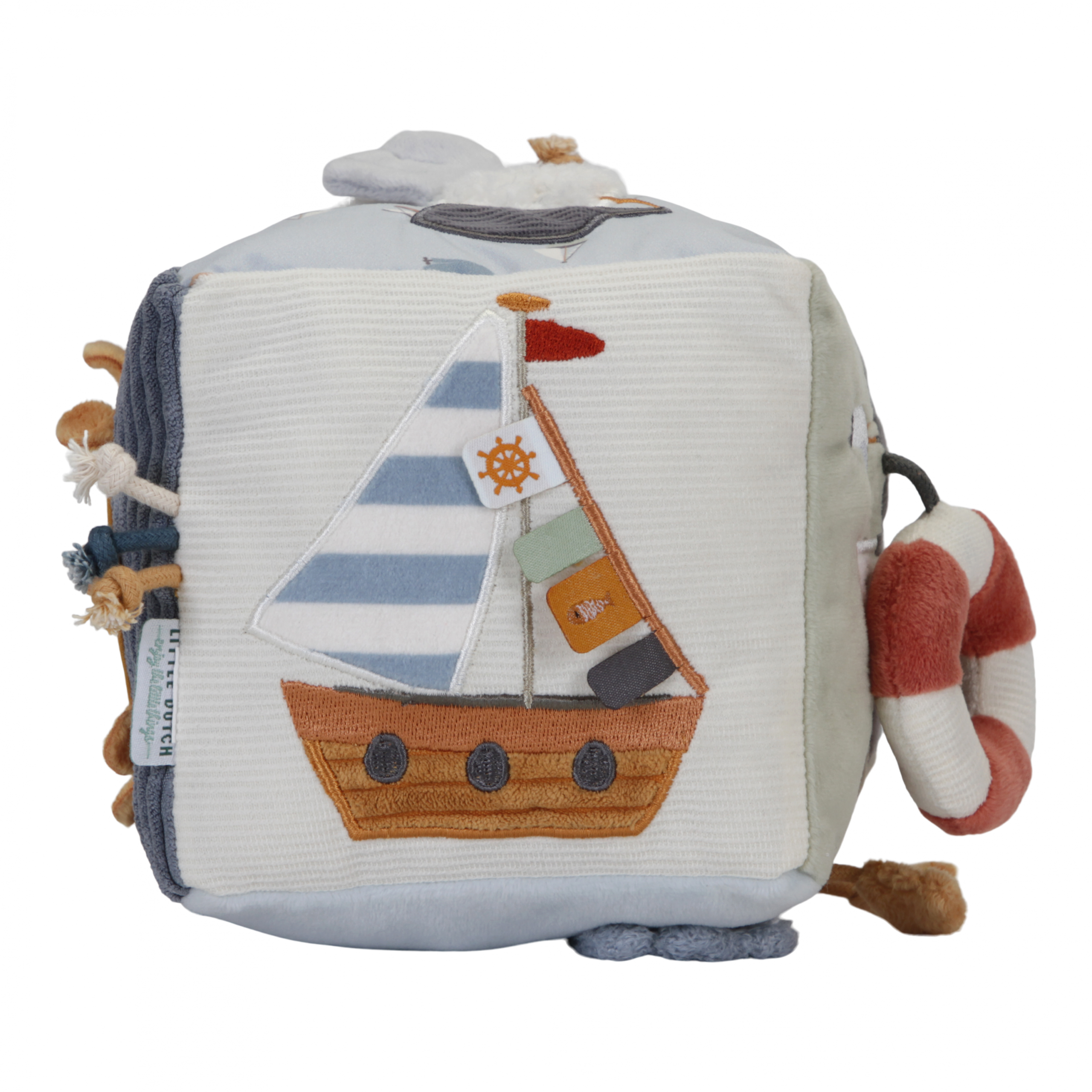 Little Dutch Plyšová kocka Námornícky záliv 8609LD – Obrázok 2