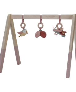 Little Dutch Drevená hrazdička Kvety a motýle 8710LD