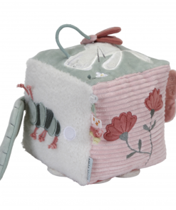 Alternative view of Little Dutch Plyšová kocka Kvety a motýle 8709LD