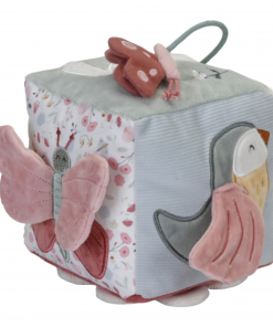 Little Dutch Plyšová kocka Kvety a motýle 8709LD