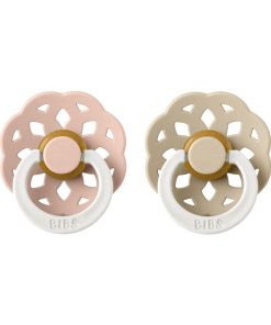 BIBS Boheme cumlíky z prírodného kaučuku blush-nocny-vanilla-nocny 2ks - veľkosť 2