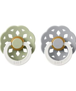 BIBS Boheme cumlíky z prírodného kaučuku sage-nocny-cloud-nocny 2ks - veľkosť 1