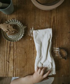 Alternative view of Obrúsky Elodie details -Baby Napkins 2pcs-Lily White/Warm Sand