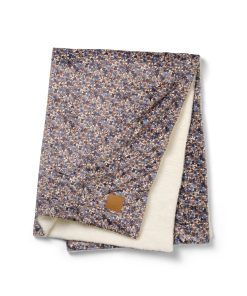 Alternative view of Elodie details   Zamatová deka - Blue Garden