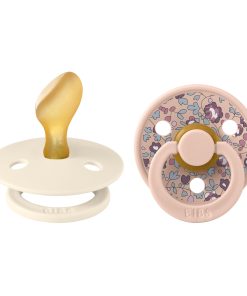 BIBS x LIBERTY Colour anatomické cumlíky z prírodného kaučuku 2ks - veľkosť 2