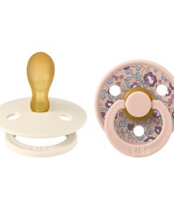 BIBS x LIBERTY Colour symetrické cumlíky z prírodného kaučuku 2ks - veľkosť 2