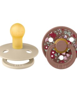 BIBS x LIBERTY Colour cumlíky z prírodného kaučuku 2ks - veľkosť 1