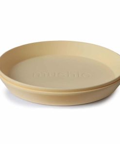 Mushie okrúhly tanier 2ks