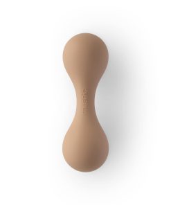 Mushie silikónová hrkálka