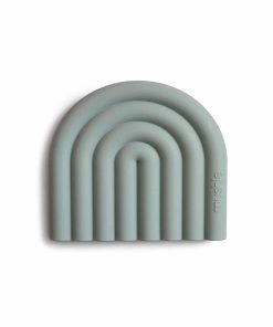 Mushie silikónové hryzatko Rainbow