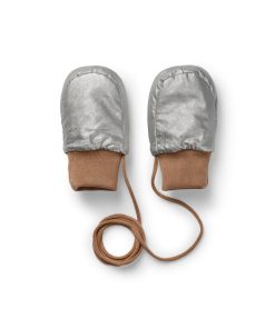 Alternative view of Elodie details Rukavice Palčiaky 0-12 m - Silver Sheen