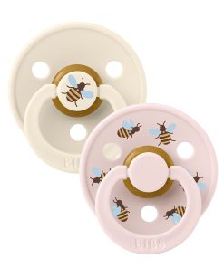 BIBS STUDIO Colour Bumblebee cumlíky z prírodného kaučuku 2ks – veľkosť 2