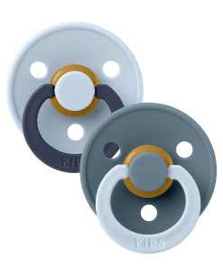 BIBS STUDIO Colour Fusion cumlíky z prírodného kaučuku 2ks – veľkosť 2